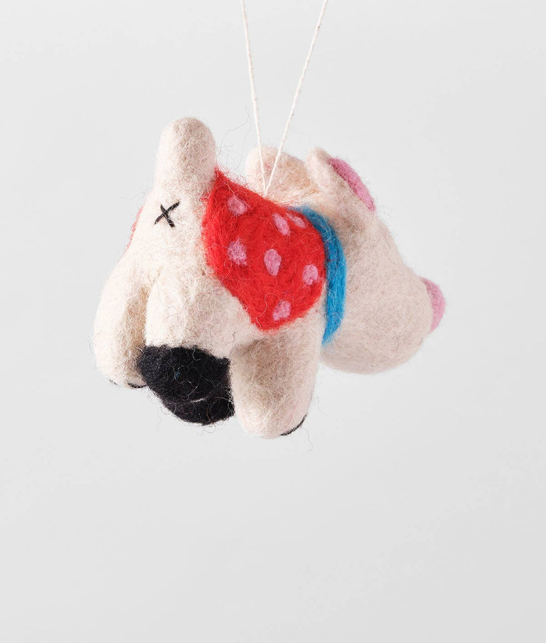 Luna Dog Hanging Felt Ornament