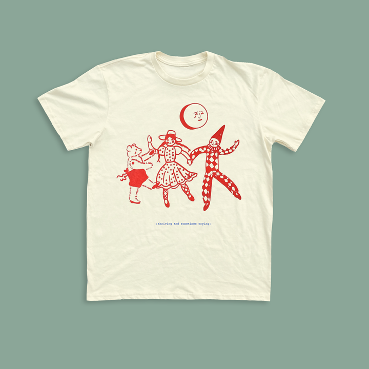 Thriving Unisex Tee - Cream Graphic Tee