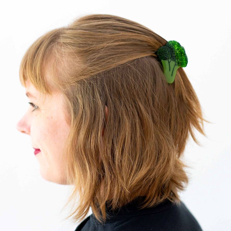 Midi Broccoli Hair Claw Clip