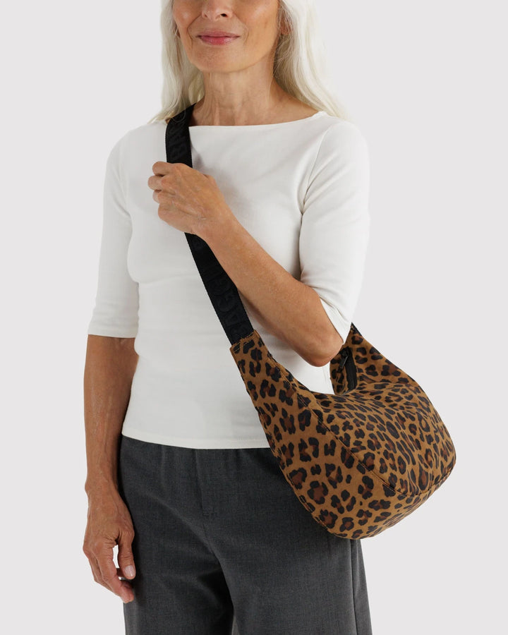 Medium Crescent Bag - Leopard