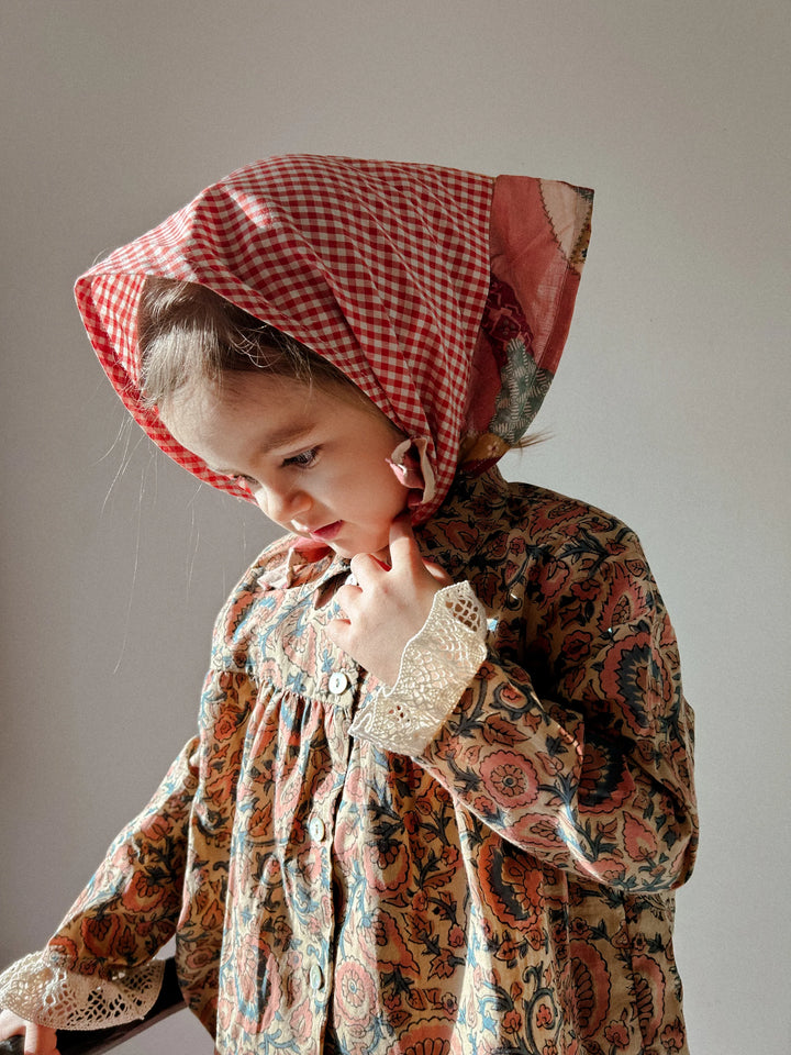 Bay Smock in Parasol with Antique Lace