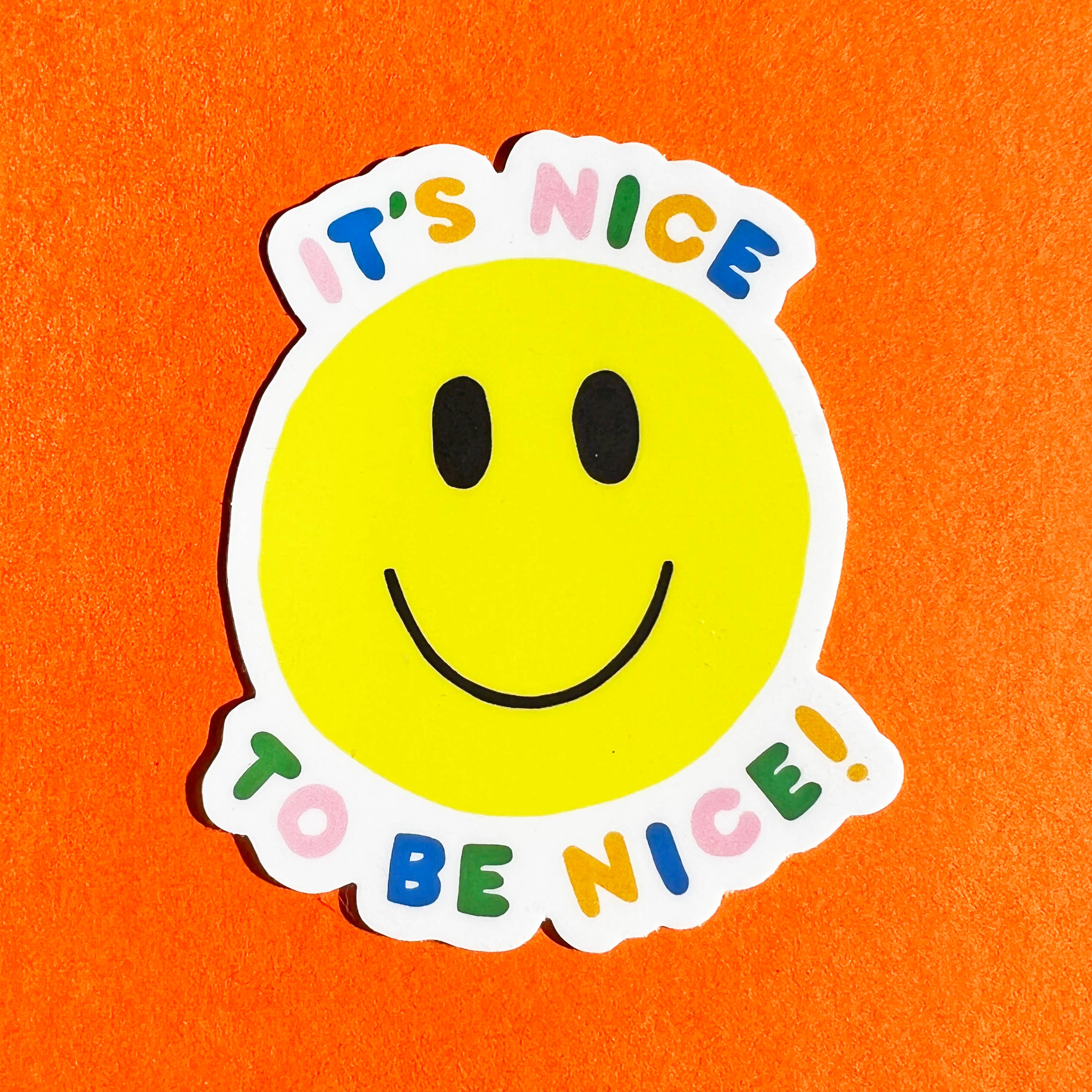 Nice to be Nice Sticker – Thistle & Poppy
