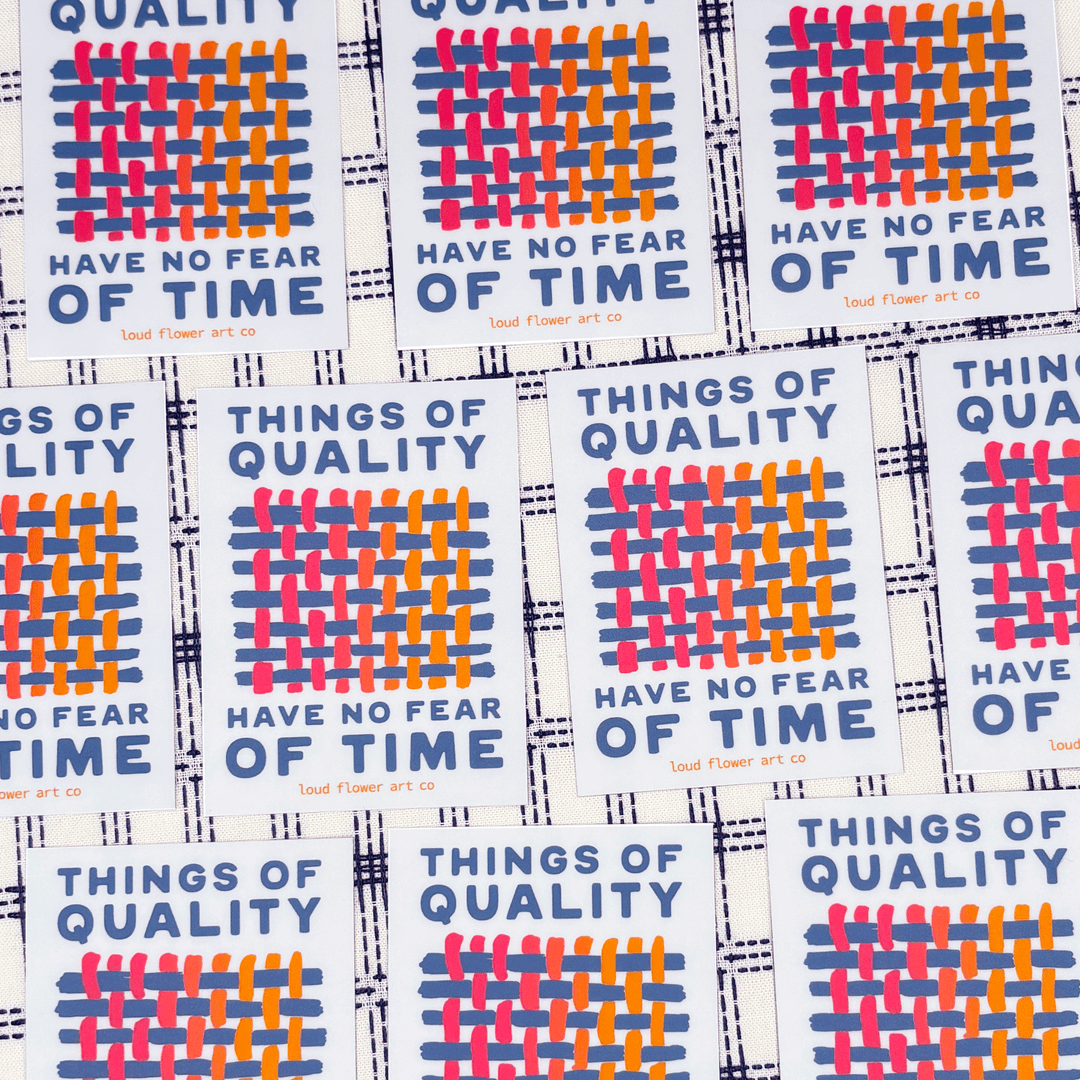 No Fear of Time Sticker