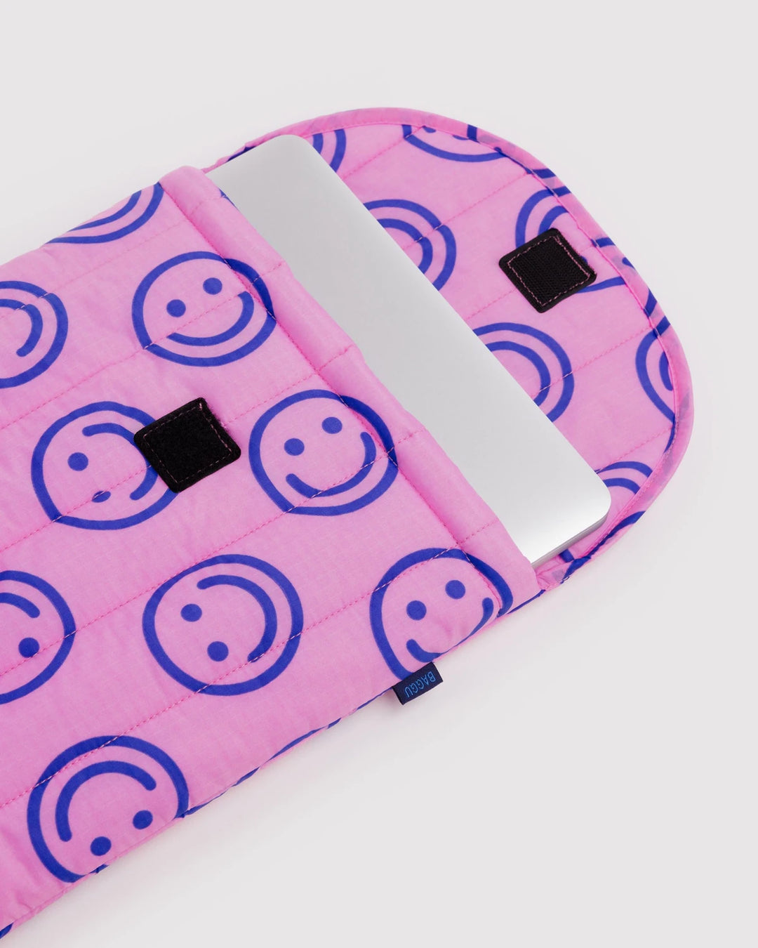 Puffy Laptop Sleeve 16" - Pop Pink Happy