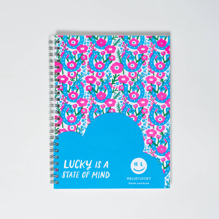 Lucky Horseshoes Blank Notebook