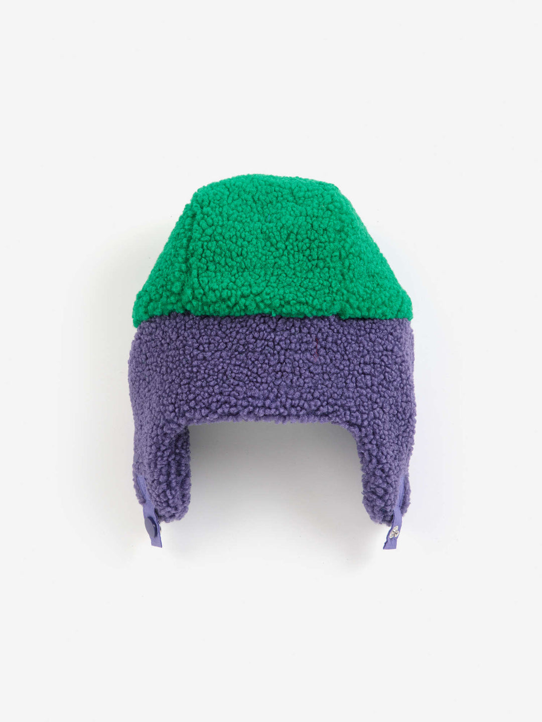 Color Block Chapka - Green/Purple