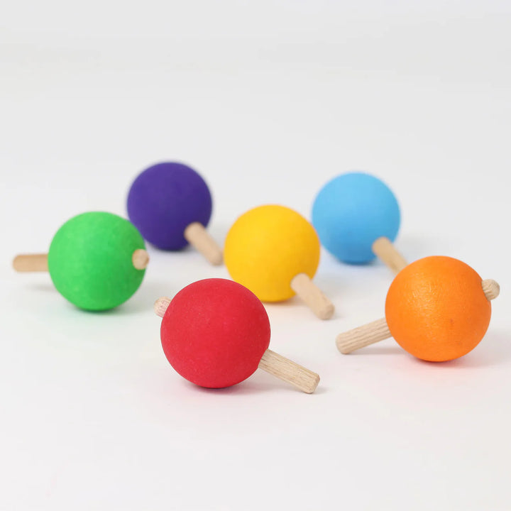 Rainbow Spinning Tops