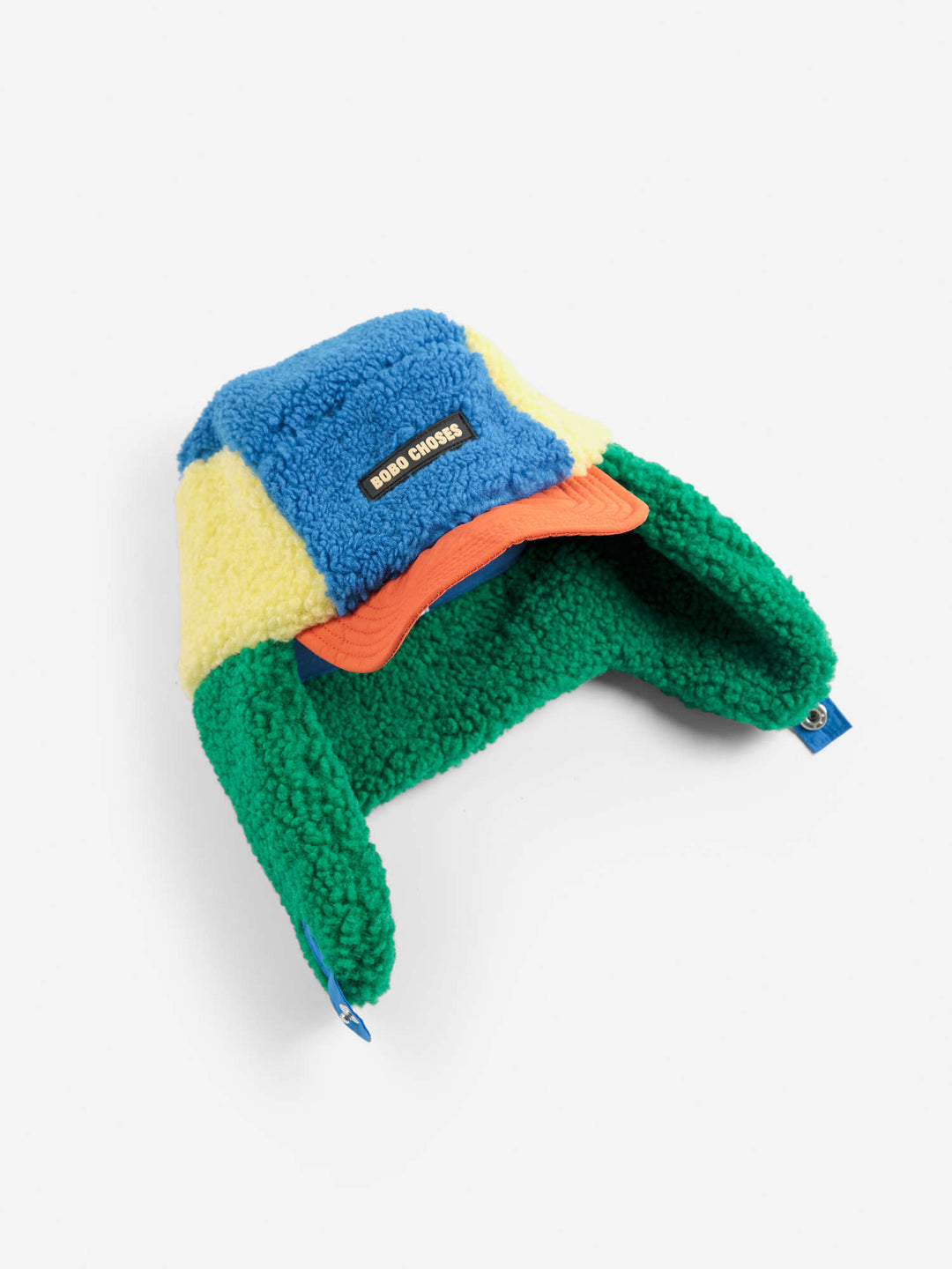 Color Block Chapka - Blue/Yellow/Green