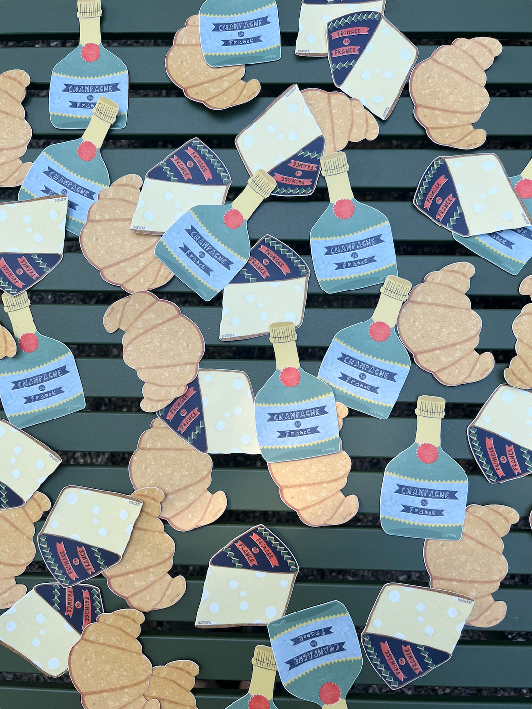 French Collection Stickers Pack