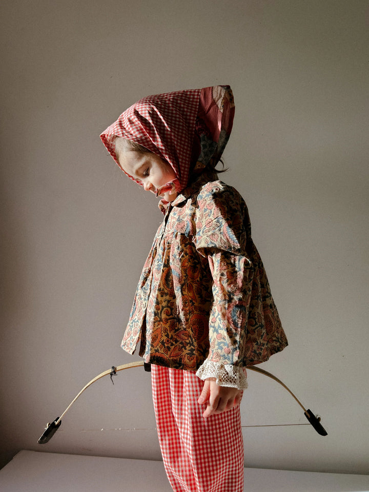 Bay Smock in Parasol with Antique Lace