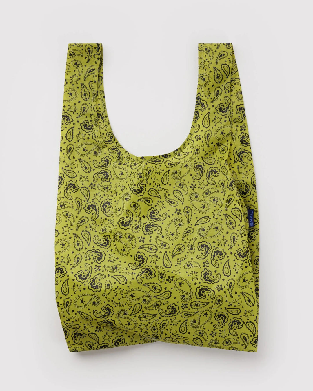 Standard Baggu -  Chartreuse Paisley