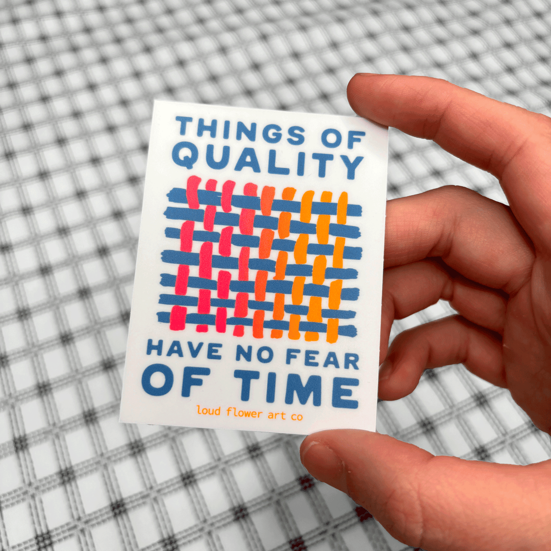 No Fear of Time Sticker