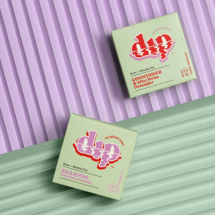 Color Safe Shampoo Bar - Rose & Matcha Tea