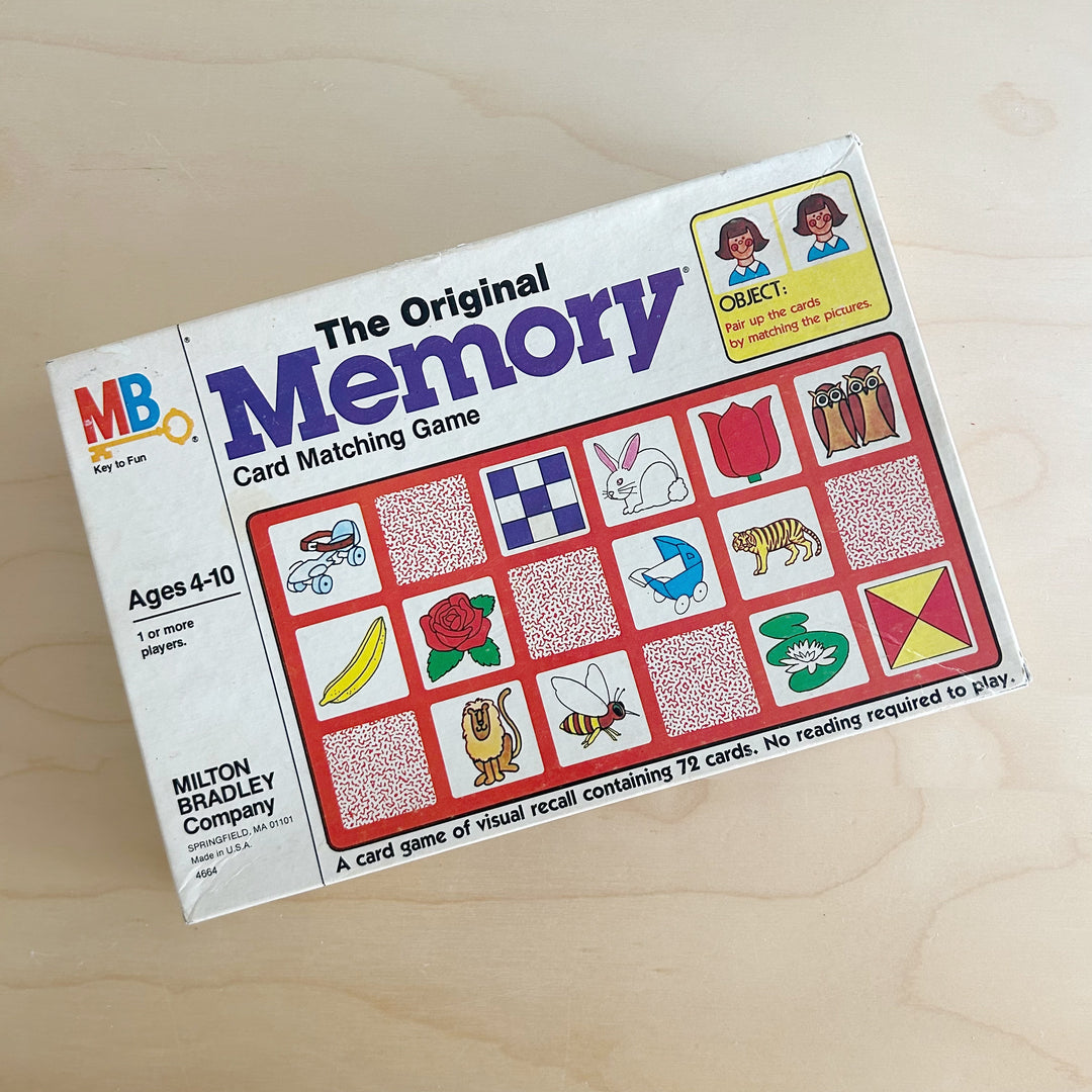 First Memory Game Vintage Original Memory Game – Thistle & Poppy