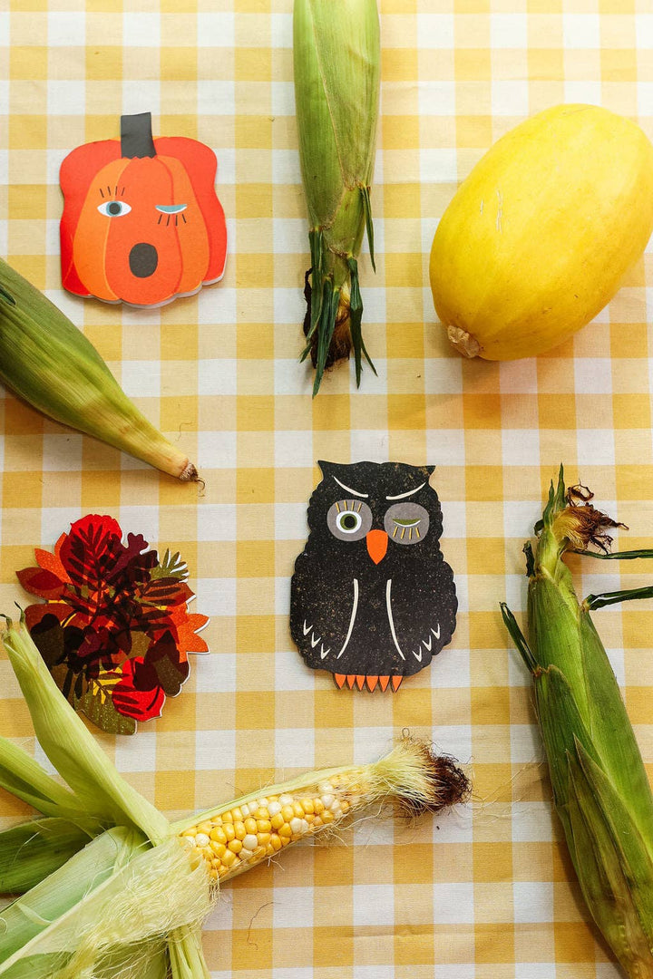 Pumpkin Blink Die Cut Card