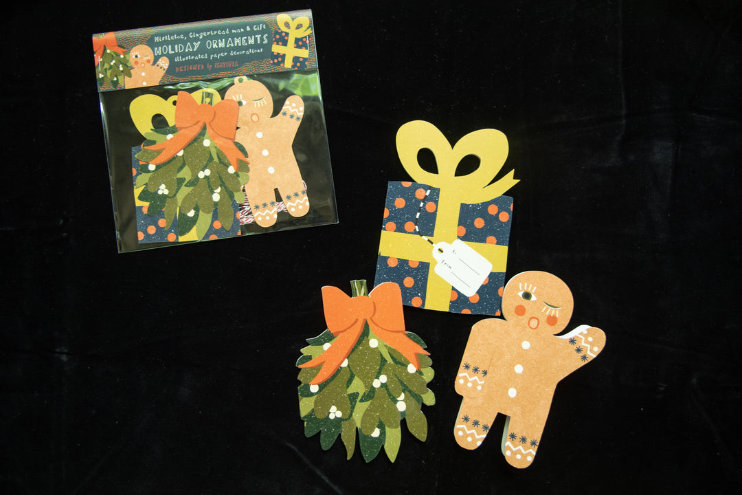 Holiday Paper Ornaments - Pack of 3