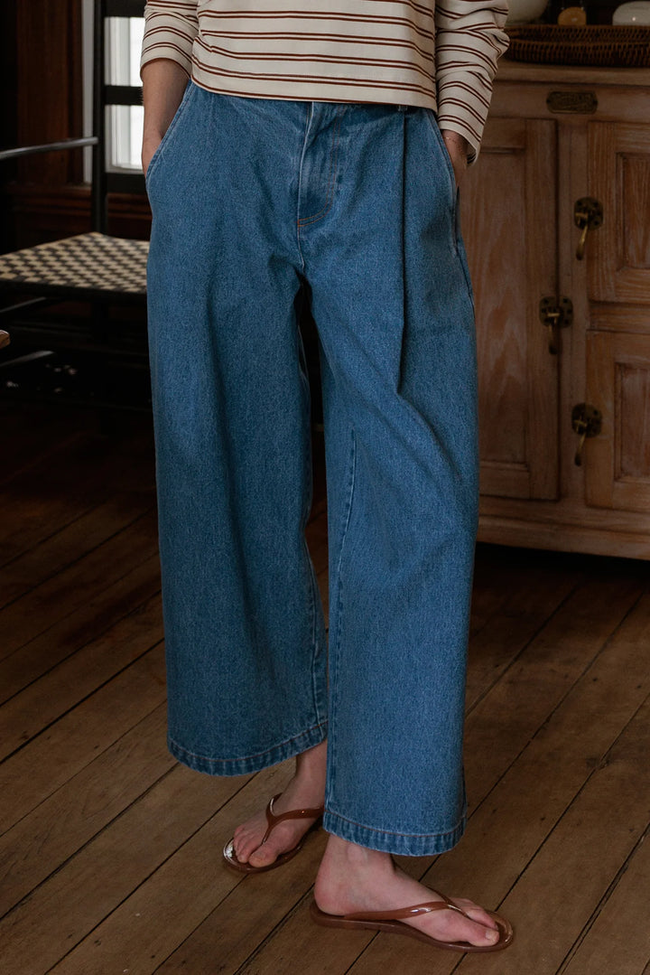 Stoop Pleated Pants