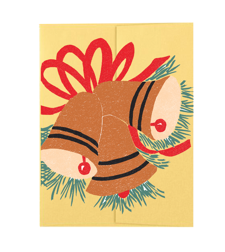 Jingle Bells Die Cut Card