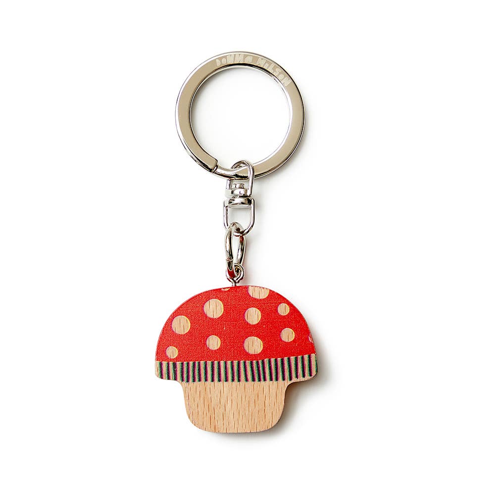 Mushroom Keyring