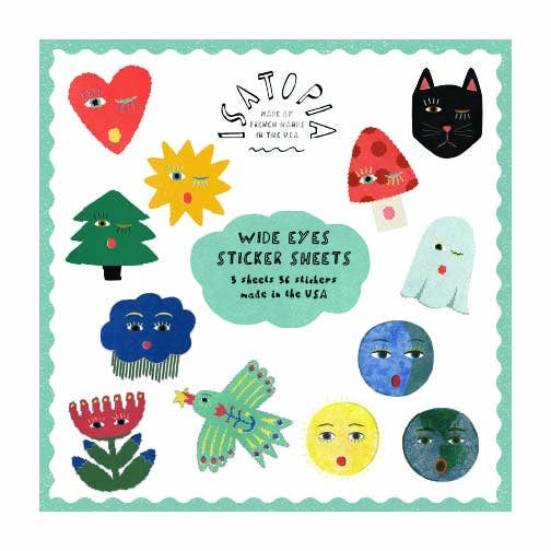 Wide Eyes Sticker Sheets