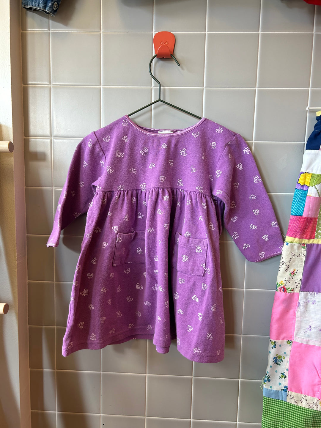 Vintage Nordstrom Heart Dress Sz 24 mo