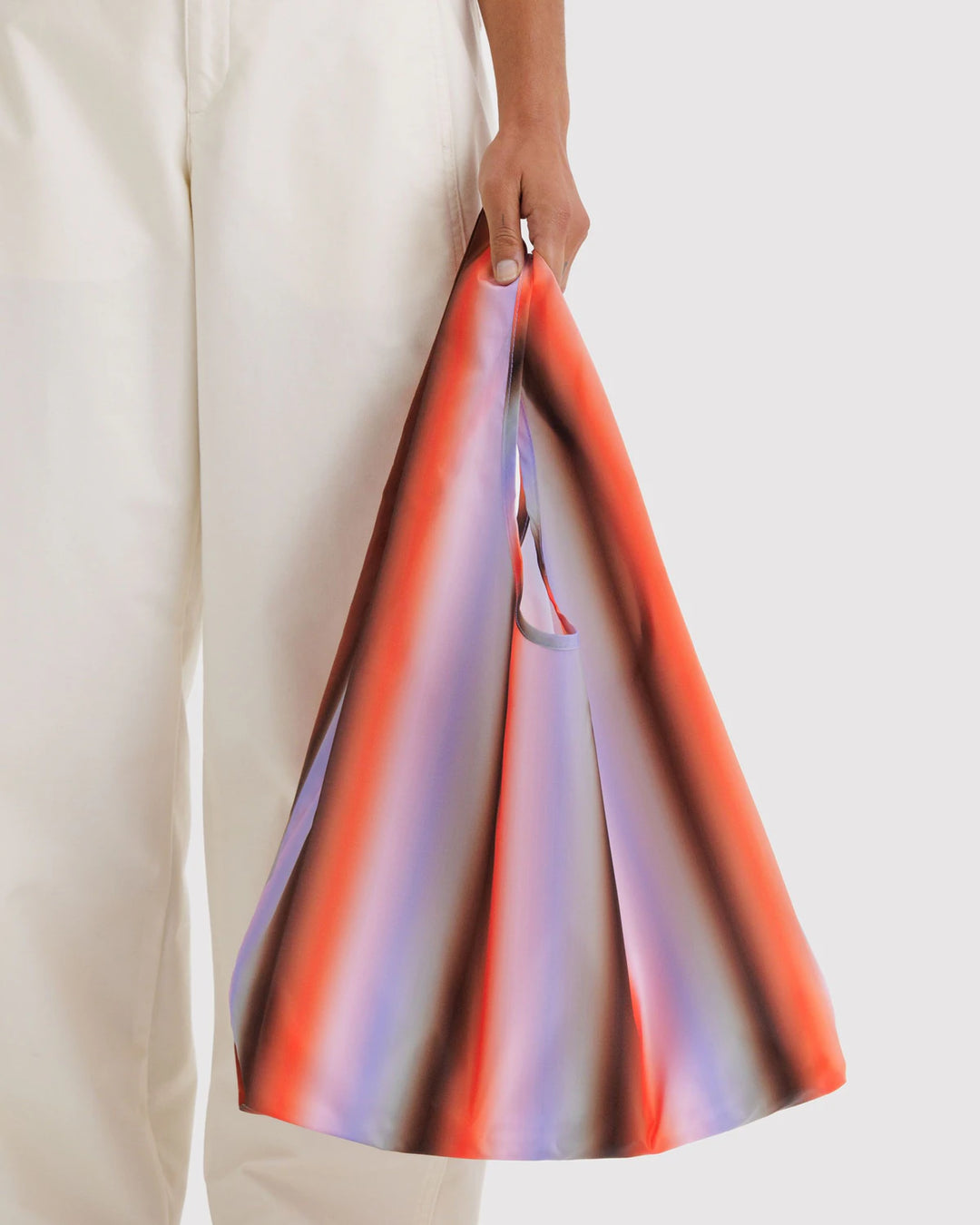 Standard Baggu - Gradient Stripe Poppy & Lilac