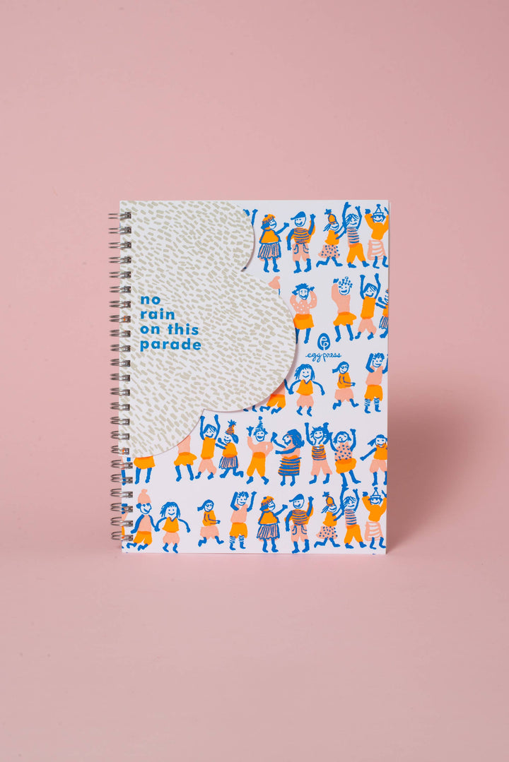 Rainy Day Parade Blank Notebook