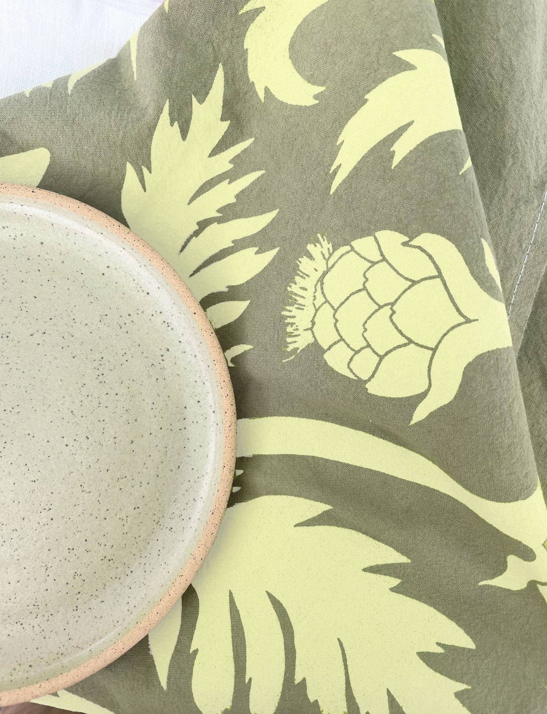Artichoke Cotton Tea Towel