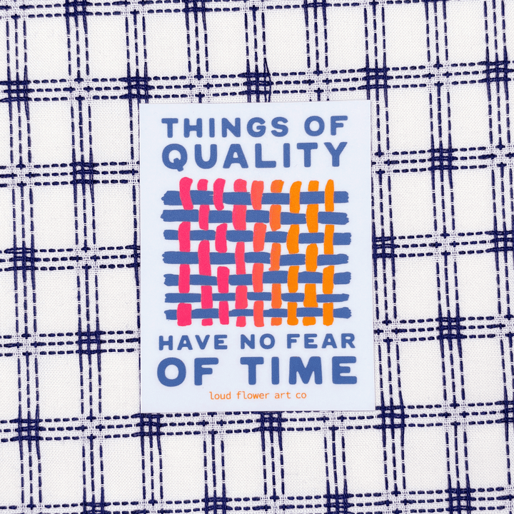 No Fear of Time Sticker