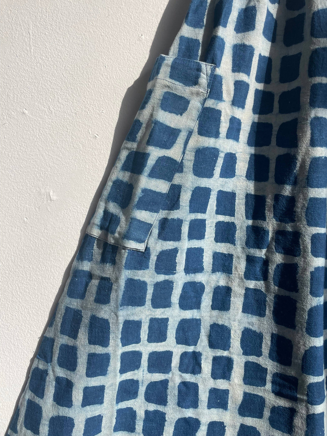 Tilda Skirt Indigo Big Squares