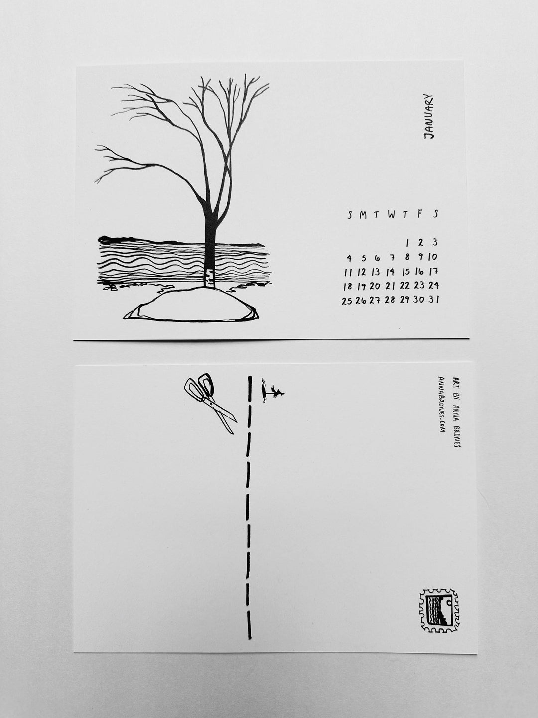 2026 Postcard Calendar