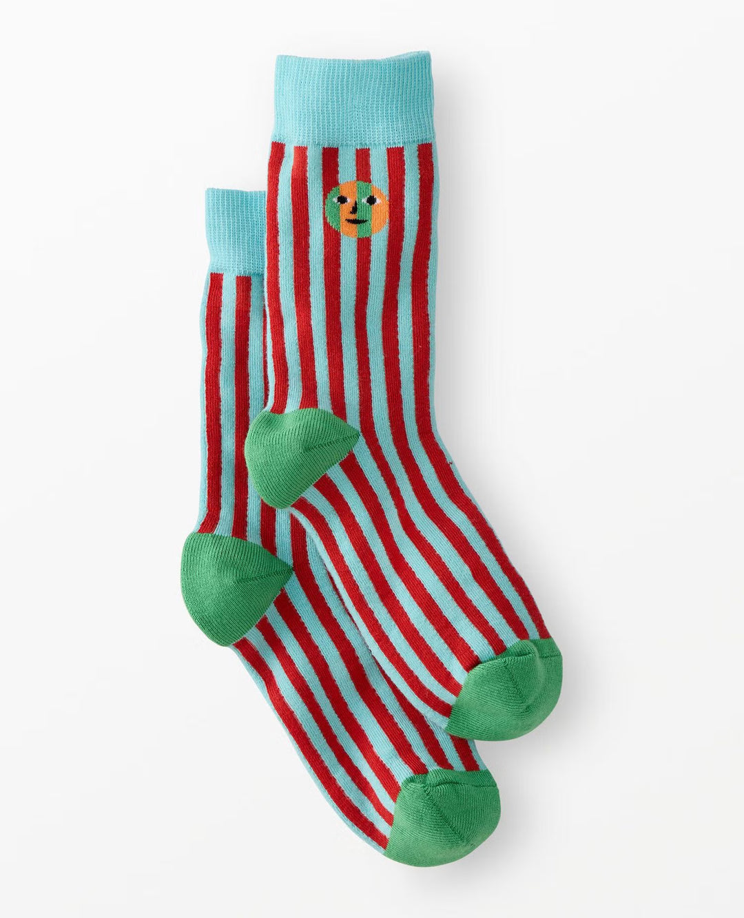 Adult Crew Socks - Warm Stripe
