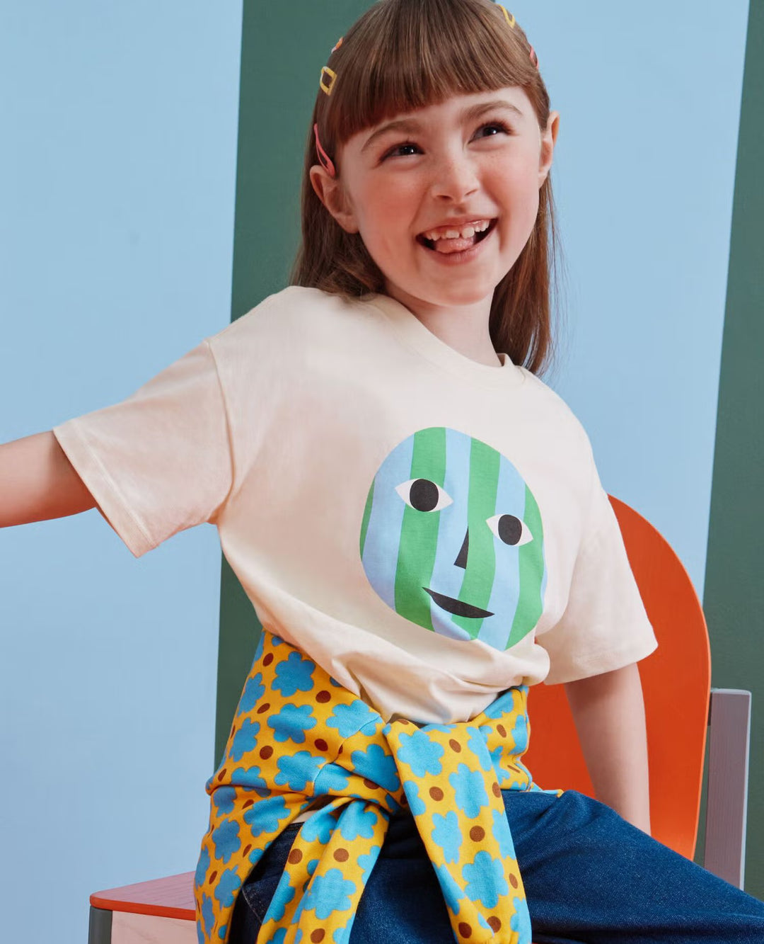 Everybody Face Graphic Tee - Kids