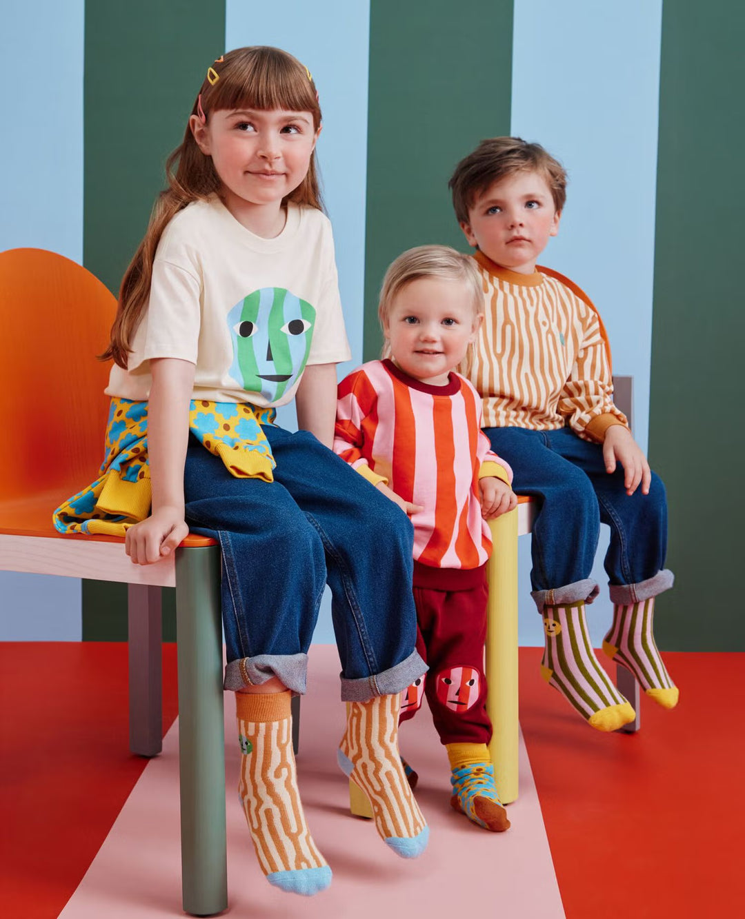 Everybody Face Graphic Tee - Kids