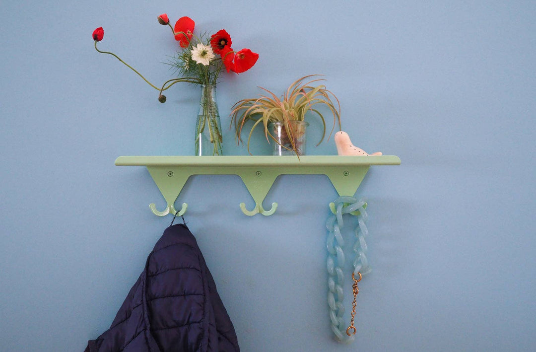 Rooster Roses Wall Rack Measuring Wall Rack – Thistle & Poppy