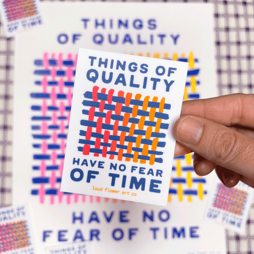 No Fear of Time Sticker
