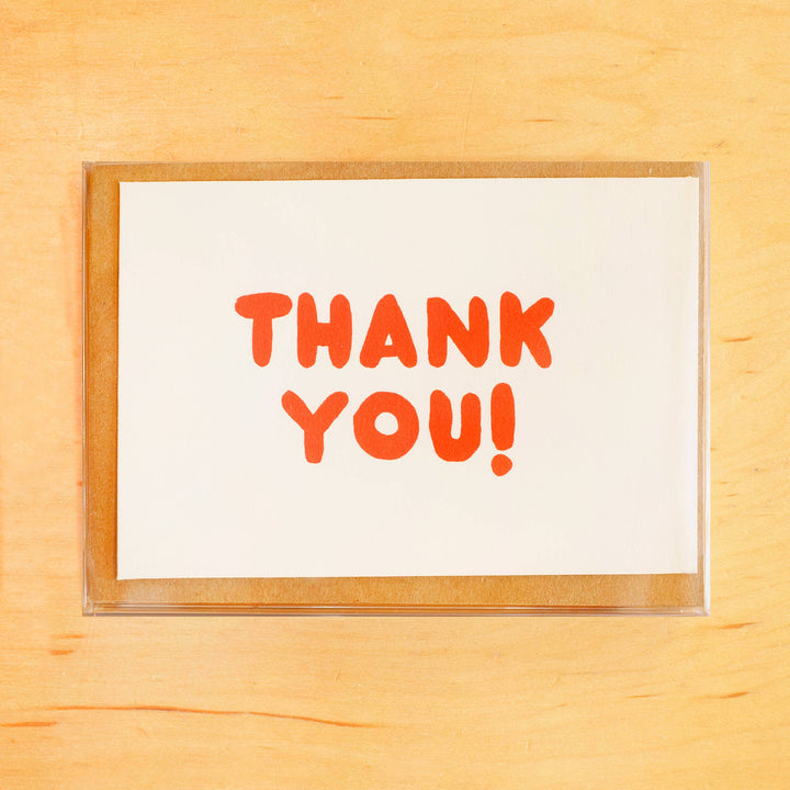 Thank You Primary Color Notecards - Box of 8