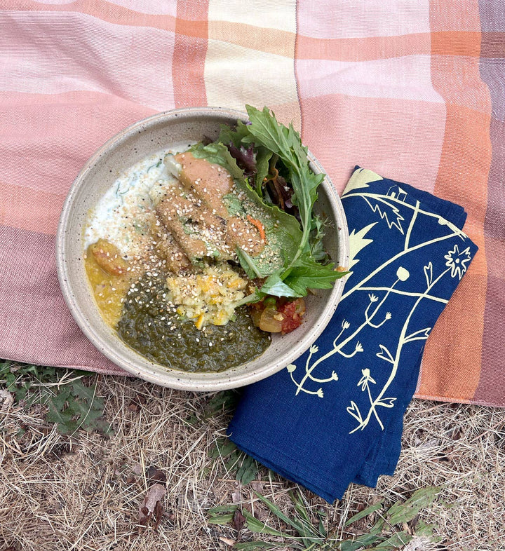 Wild Weeds Linen Napkins - Set of 2