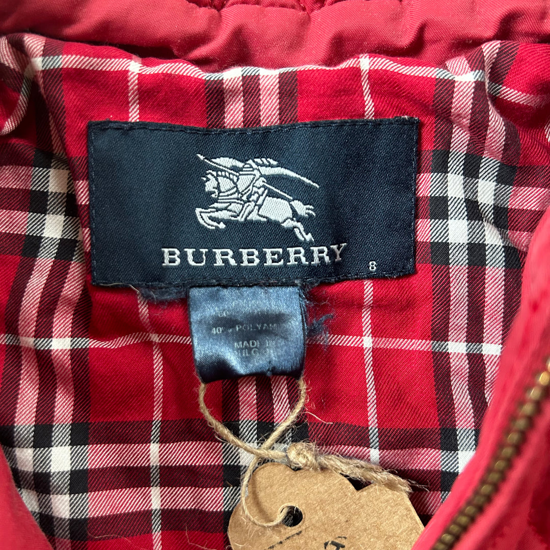 Burberry Quilted Jacket Sz 8
