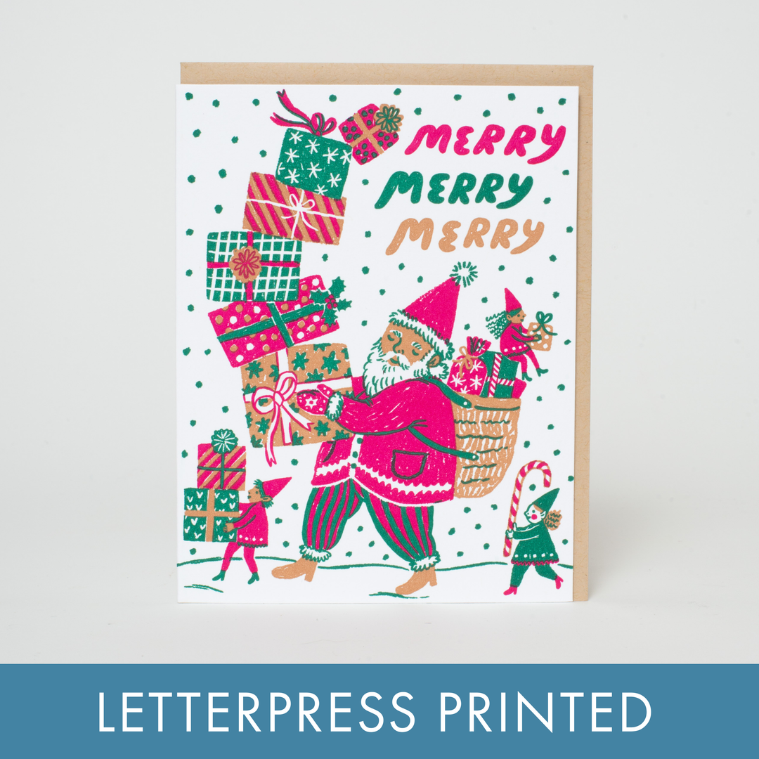 Merry Santa Card