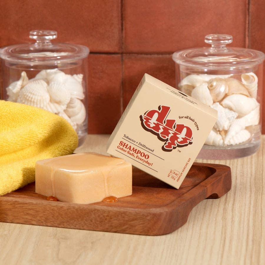 Color Safe Shampoo Bar - Tobacco & Driftwood