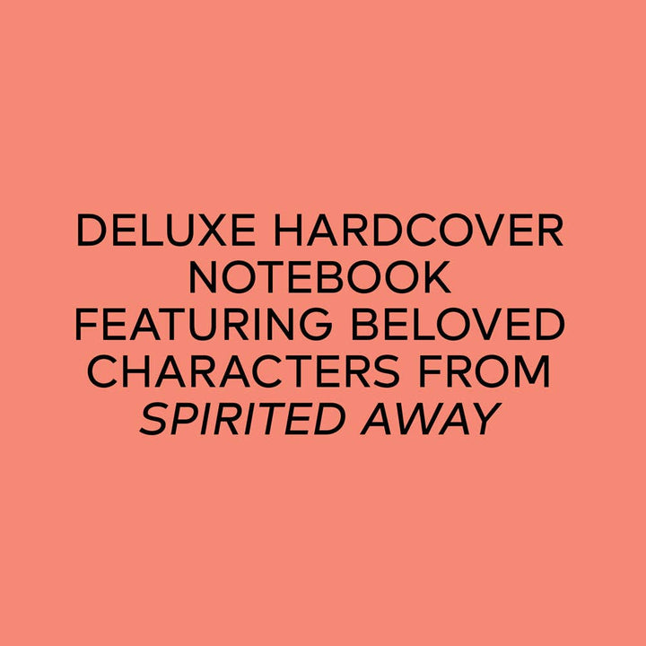 Studio Ghibli Spirited Away Notebook