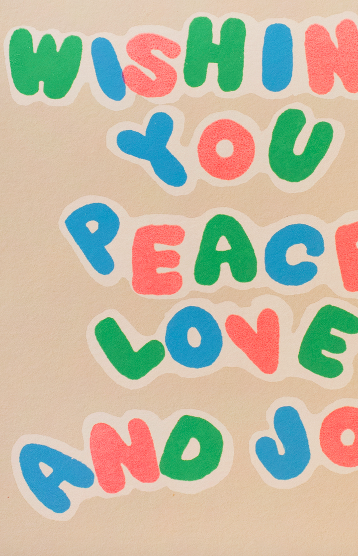 Washing You Peace Greeting Card