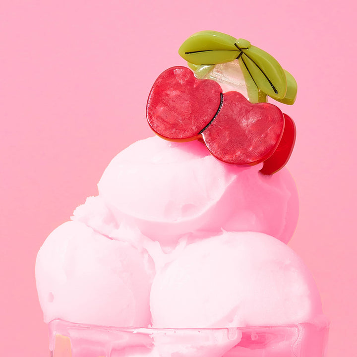 Mini Maraschino Cherries Hair Claw Clip
