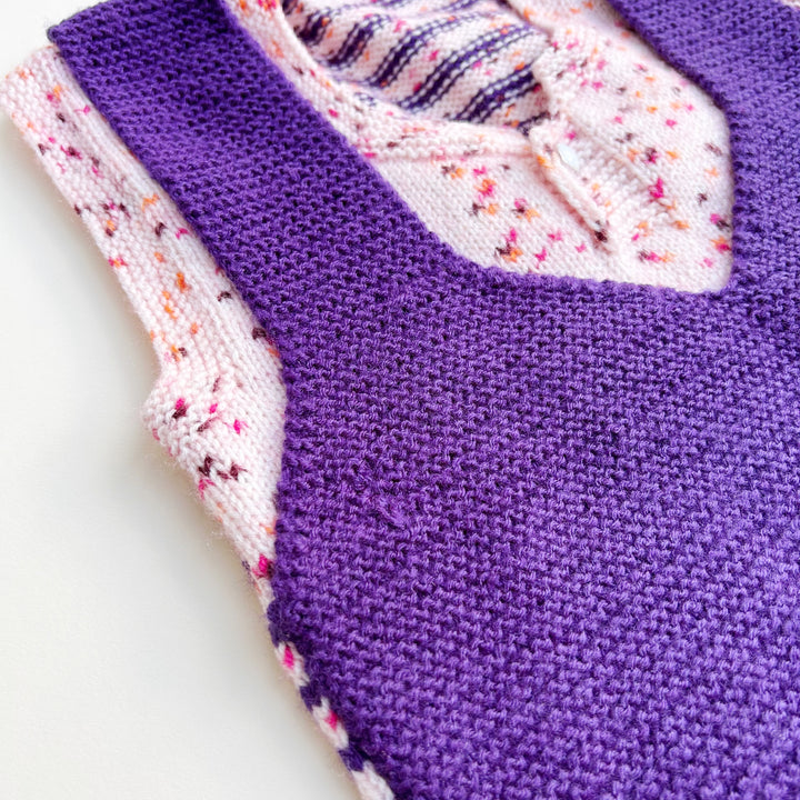 Handmade Knit Vest Dress Sz~4