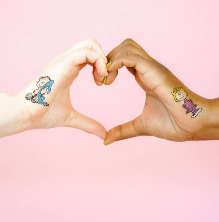 Peanuts Classic Chrctr Tattoo Sheet