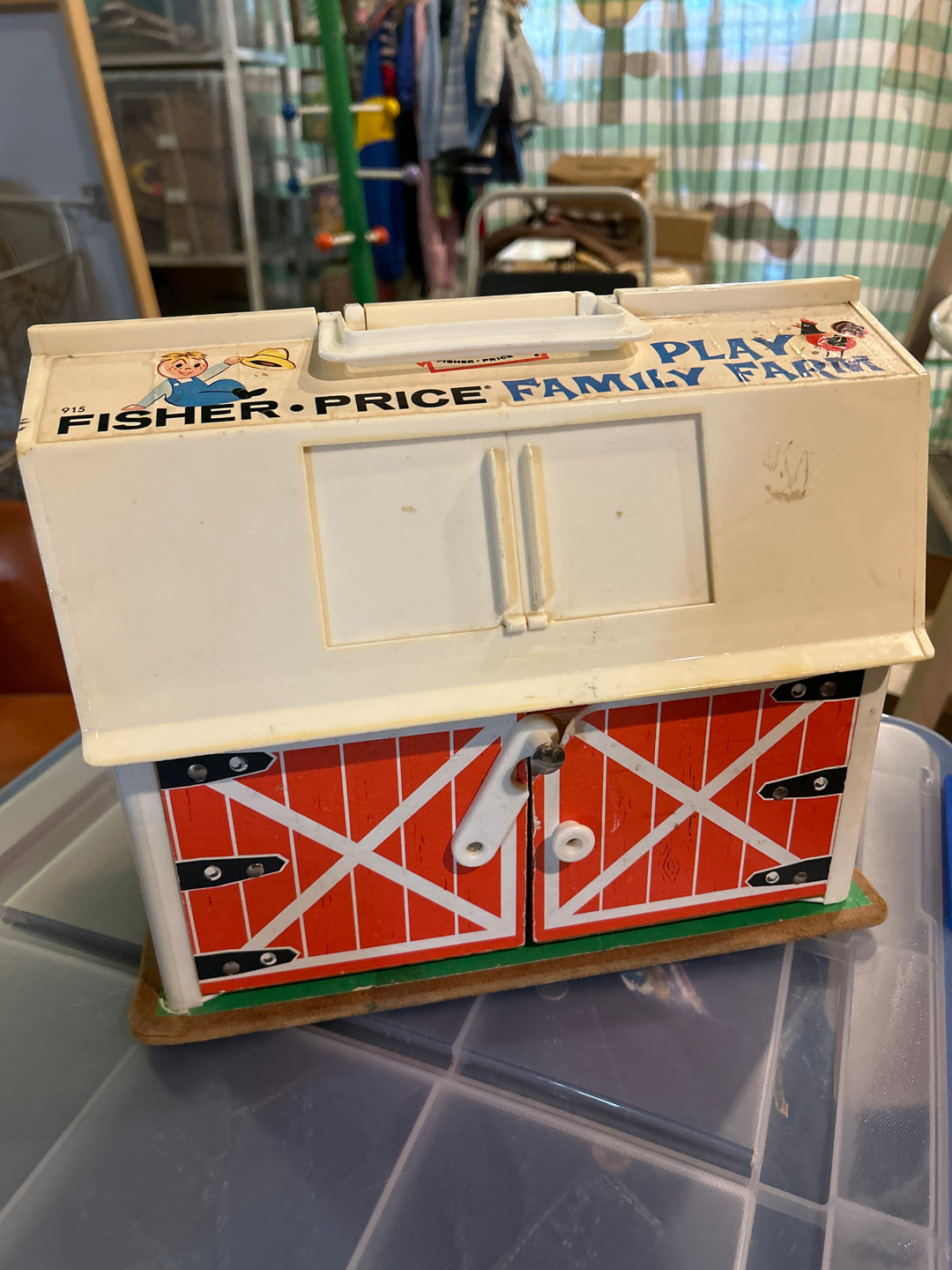 Vintage Fisher Price Barn AS IS