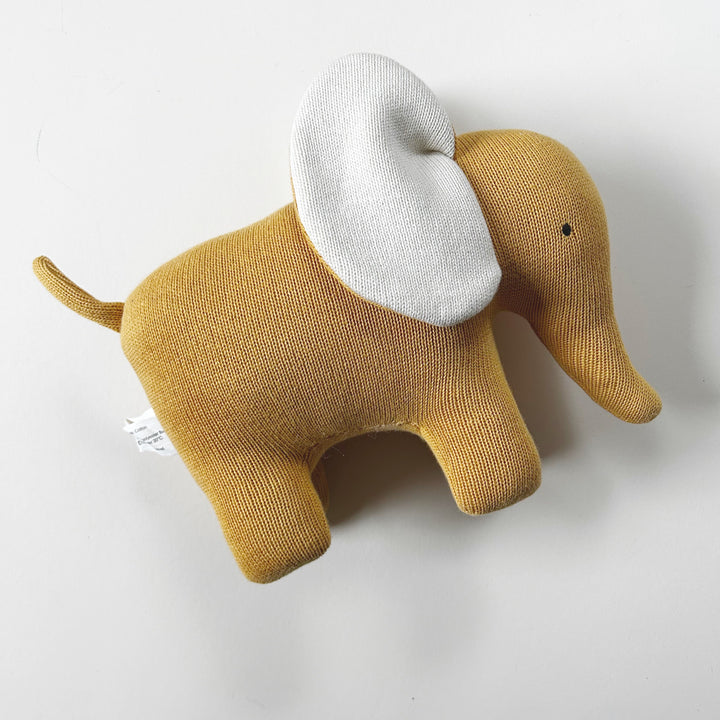 Knitted Organic Cotton Elephant