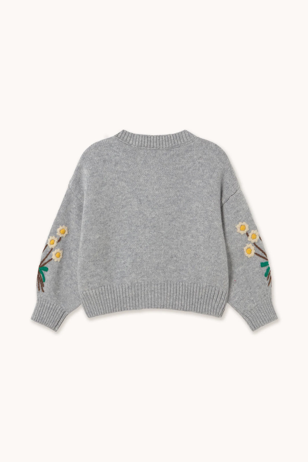 Flowers Wool Cardigan