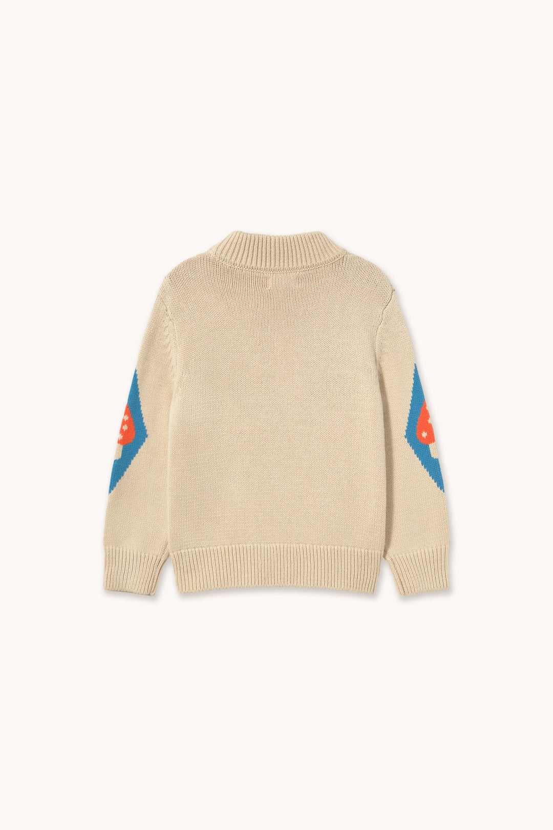 Mushroom Diamonds Mockneck Sweater